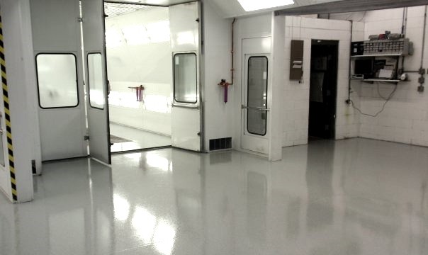 durability of an epoxy coating interior commercial cold room