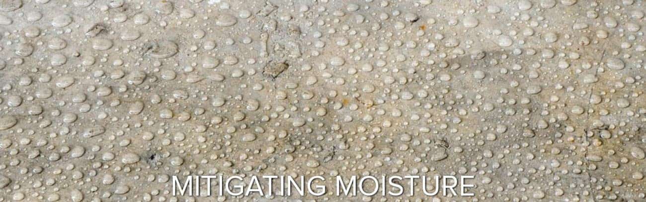 assessing concrete moisture epoxy flooring in garage