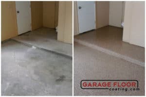 before and after epoxy installs epoxy polyaspartic garage floor coating