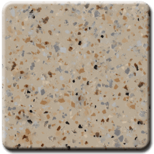 Epoxy flooring Mica Media Diamond Effects Ocotillo Gold garage floor coating color chip sample