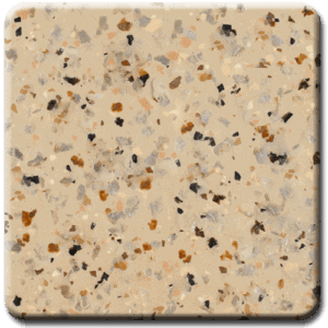 Epoxy flooring Mica Media Diamond Effects Santana Gold garage floor coating color chip sample