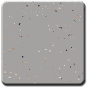 Epoxy flooring Deluxe Santana on Pacific Grey garage floor coating color sample