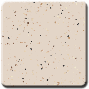 Epoxy flooring Deluxe Santana on Taupe garage floor coating color sample