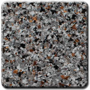 Epoxy flooring Mica Media Earth Effects Stardust garage floor coating color chip sample