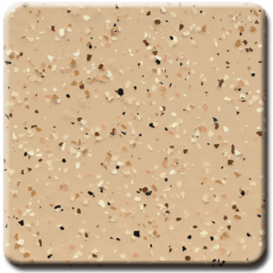 Epoxy flooring Premium Santana on Pebble Beach garage floor coating color sample