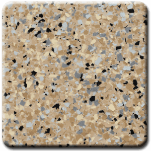 Epoxy flooring Ultra Ocotillo garage floor coating color sample