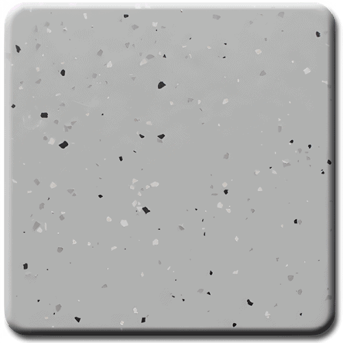 Epoxy flooring Deluxe Granite on Silver Grey garage floor coating color sample