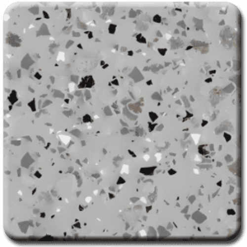 Epoxy flooring Mica Media Diamond Effects Silverleaf garage floor coating color chip sample