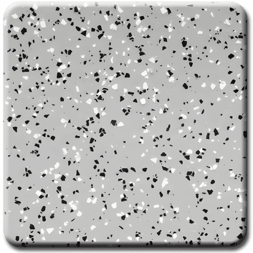 Epoxy flooring Premium Quartzite on Silver Grey garage floor coating color sample